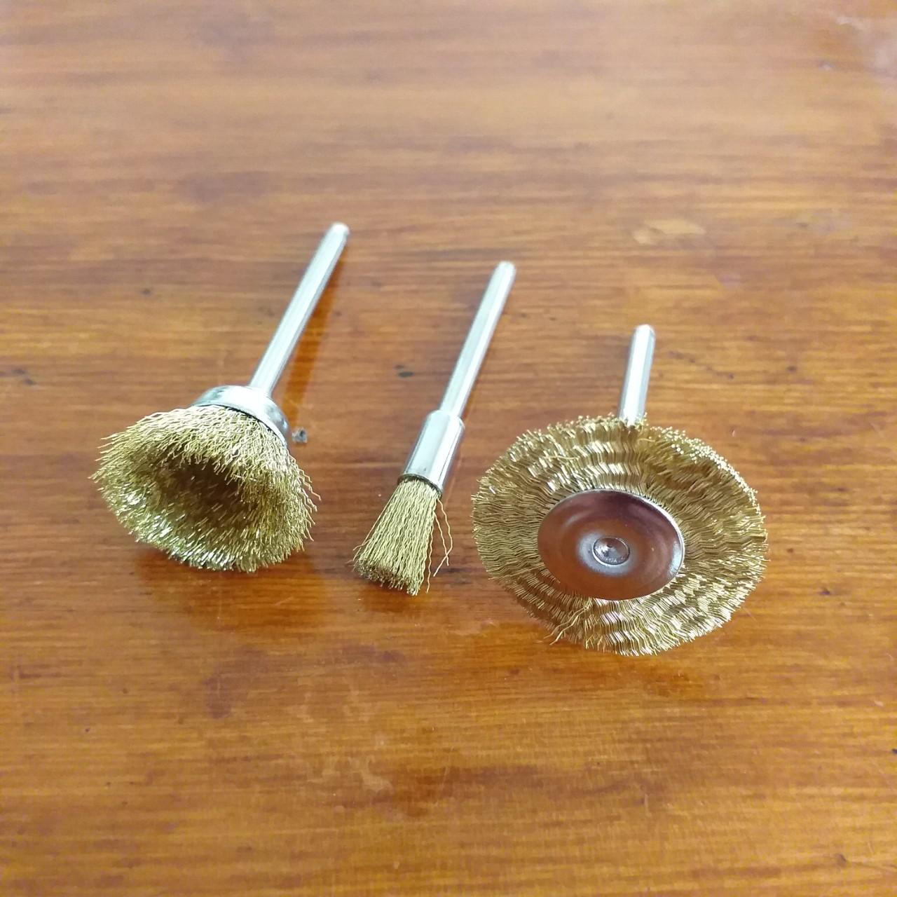 3 Chổi cước đánh rỉ sét cho máy mài khuôn combo