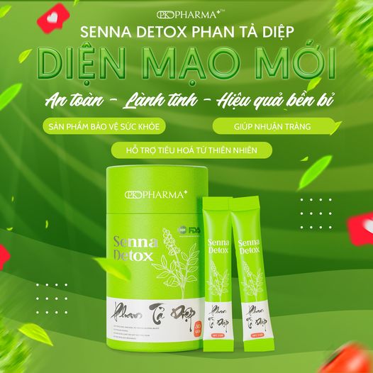 Phan Tả Diệp Senna Detox Thải Độc Ruột Pk Pharma