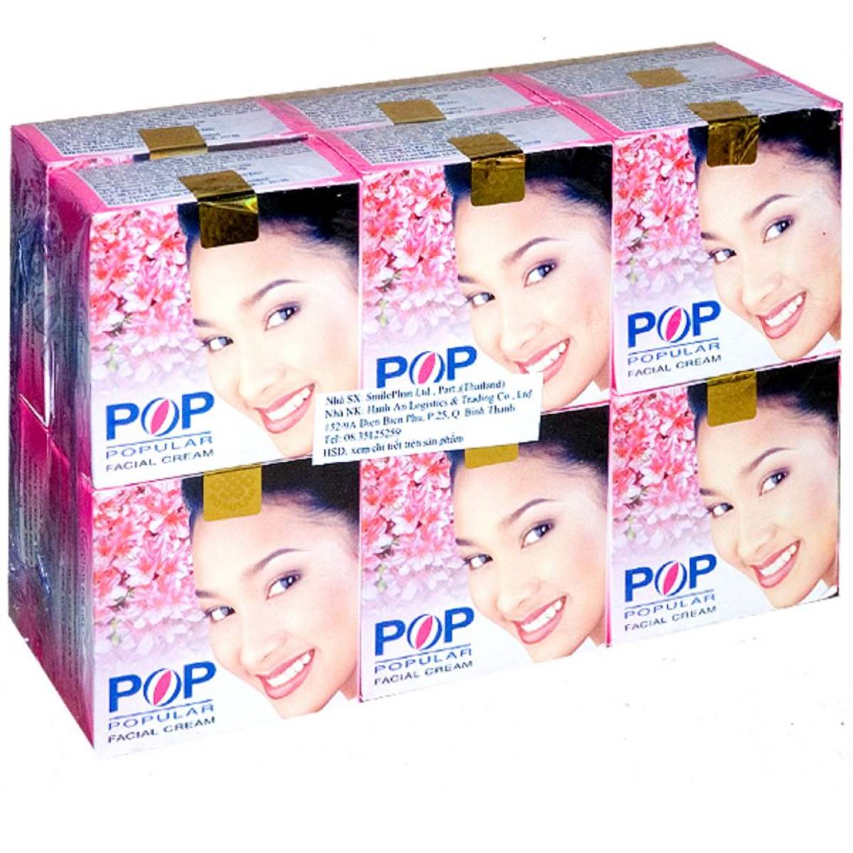Lố 12 hộp kem Pop , Kem dưỡng da Pop Popular Facial Cream