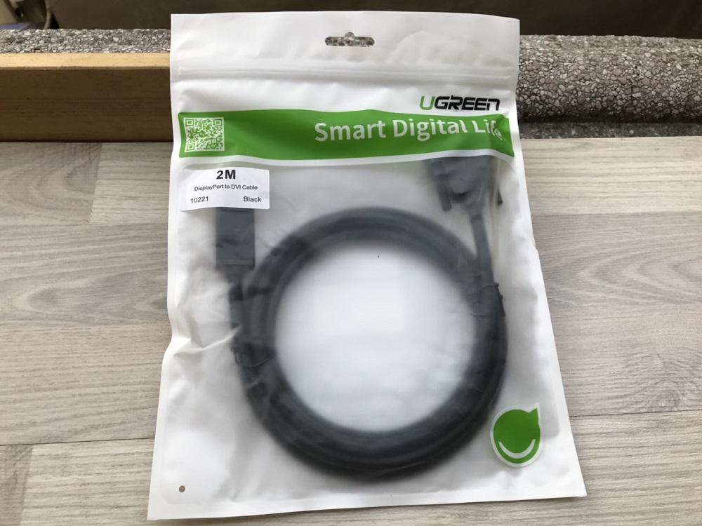 Cáp Chuyển Displayport To DVI-D dài 2m Ugreen 10221