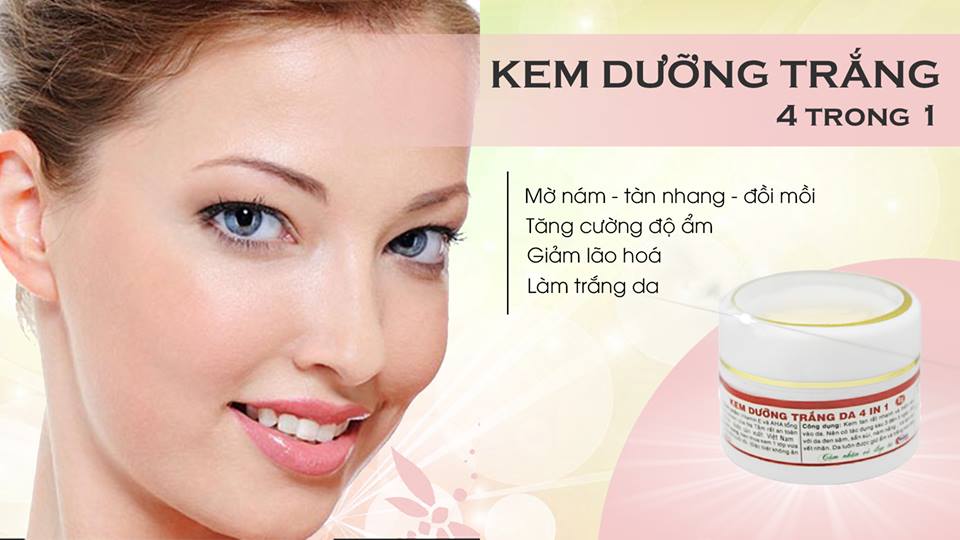 KEM DƯỠNG TRẮNG DA 4 IN 1 8G-NICE NESTS 58K