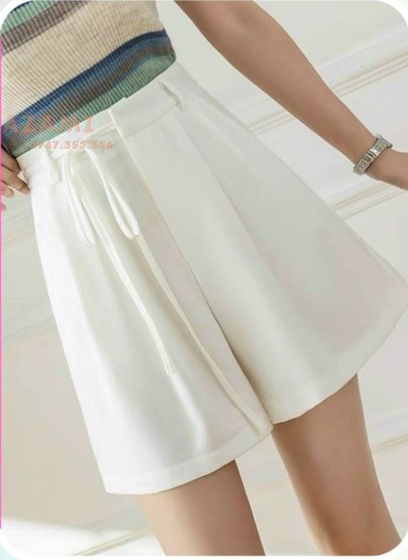 Quần ngố ống rộng dây nơ vải RUBY siêu hot M086