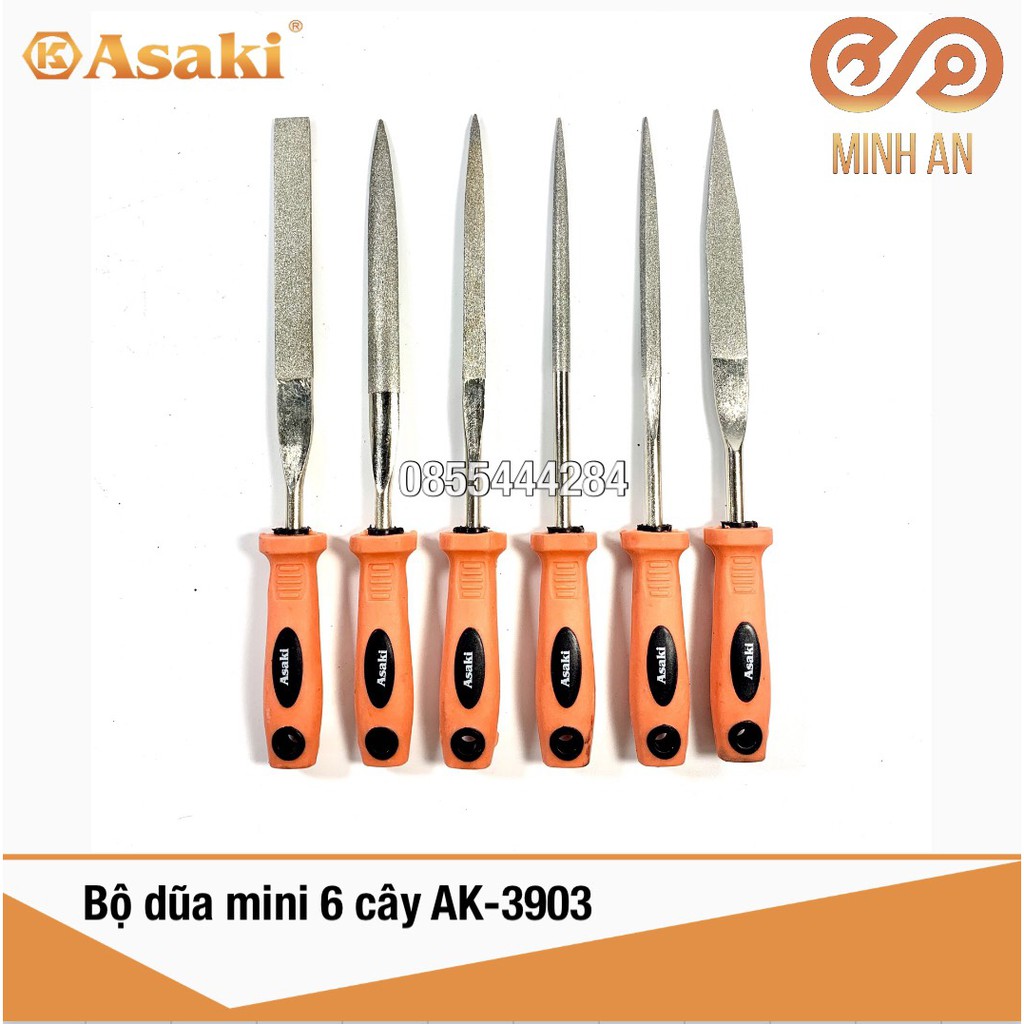 Bộ Giũa Kim Cương Asaki Ak-3903