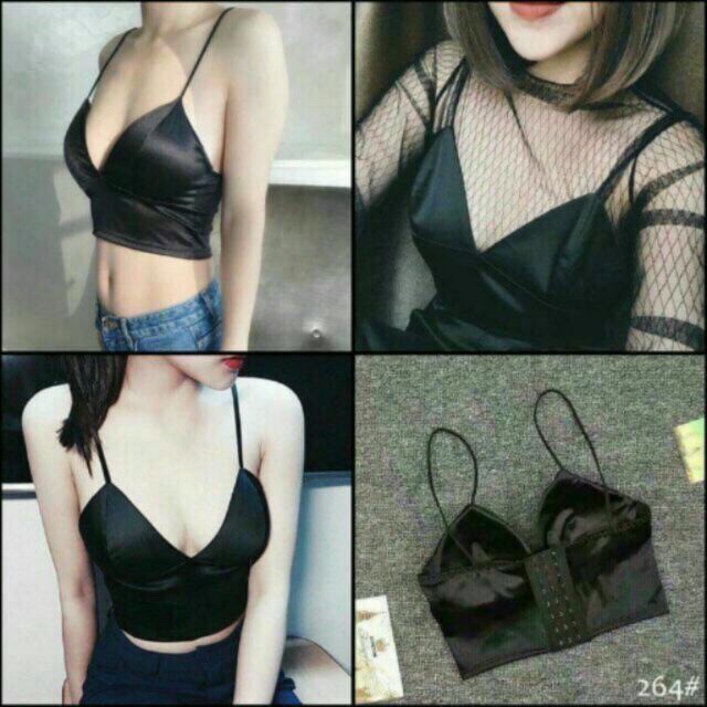 Áo Bra Satin Phi Bóng Bản To