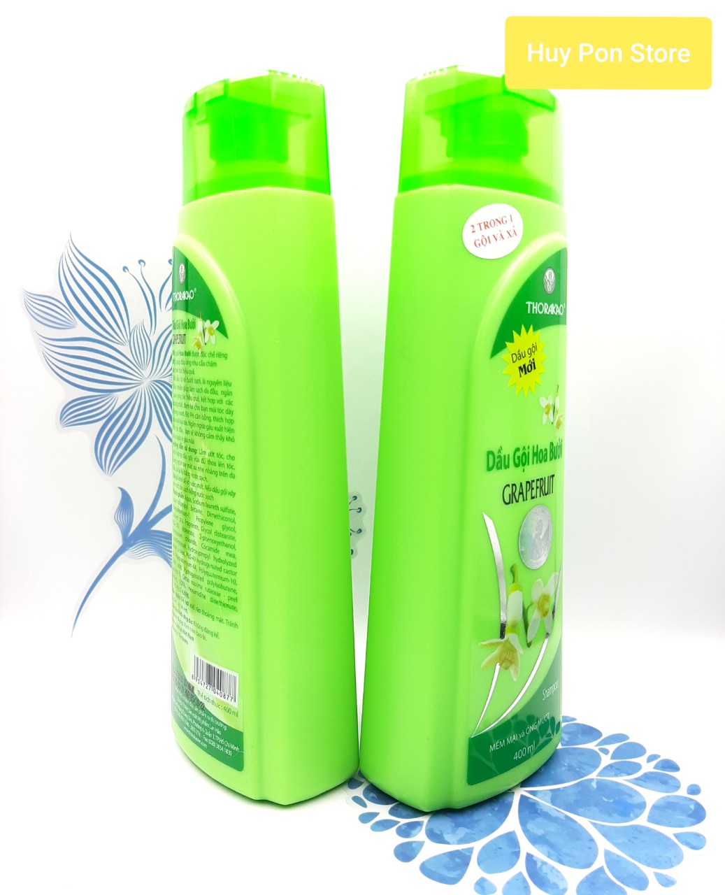 Dầu gội hoa bưởi 2in1 Thorakao 400ml