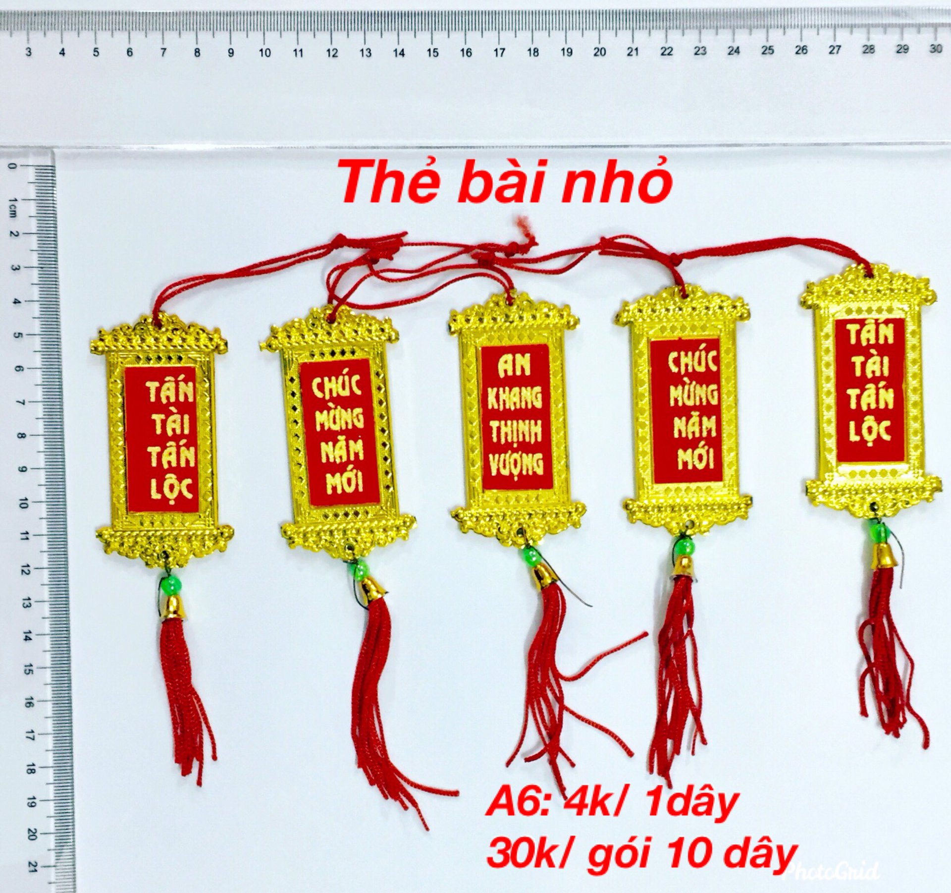 Combo sỉ 100 dây treo, liễng trang trí tết 2024