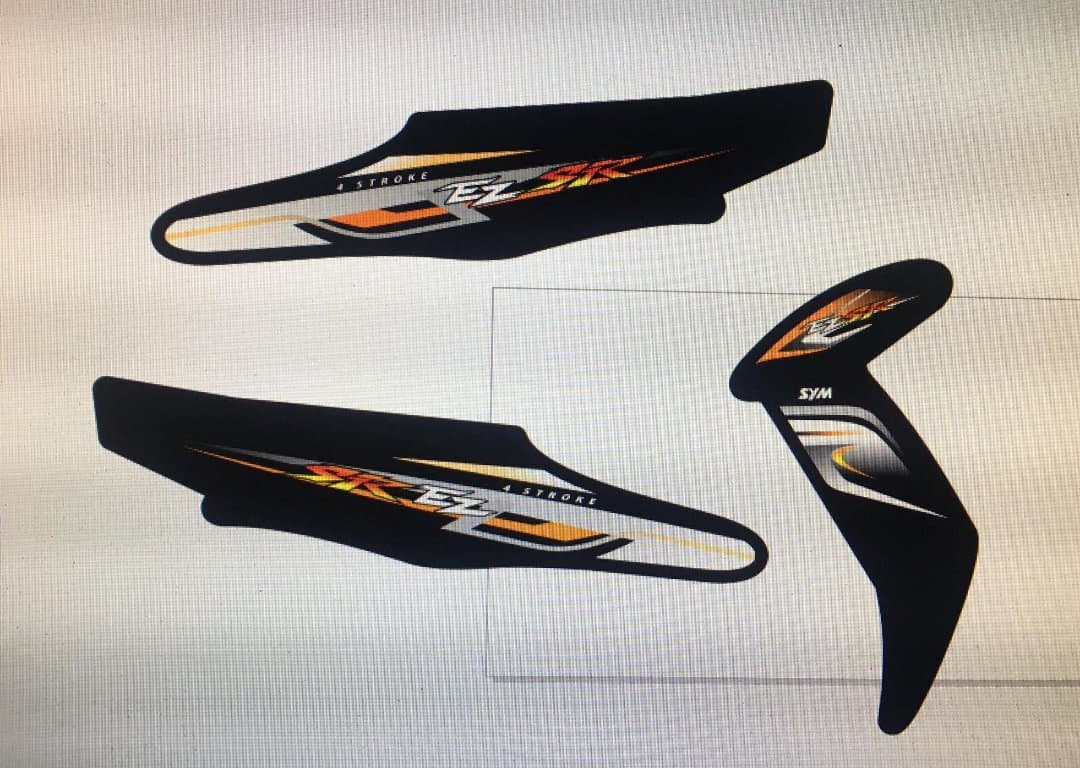 tem rời ez 110 sr xe đen