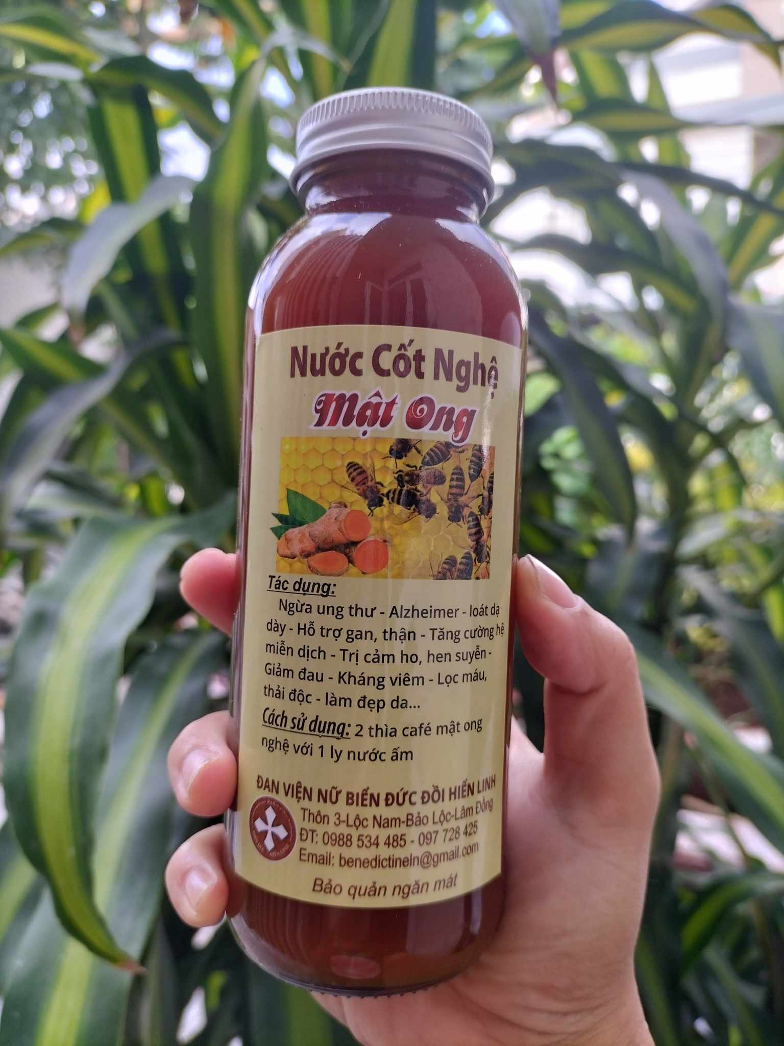 Nước Cốt Nghệ Mật Ong Biển Đức