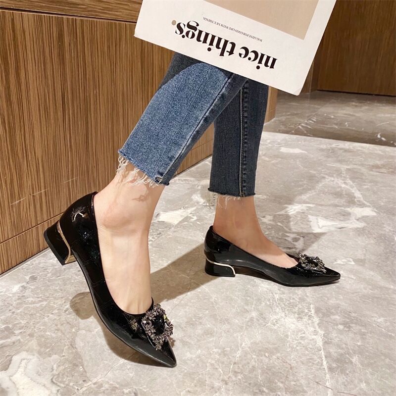 Giày cao gót nữ big size Quảng Châu GQC54