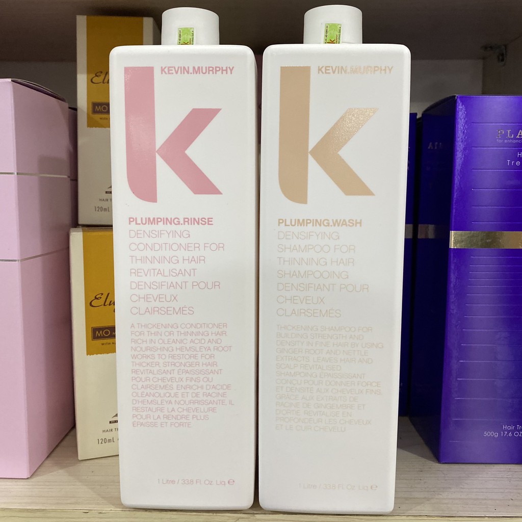 Dầu gội xả cho tóc ít, mỏng, rụng Plumping Kevin.Murphy 1000mlx2