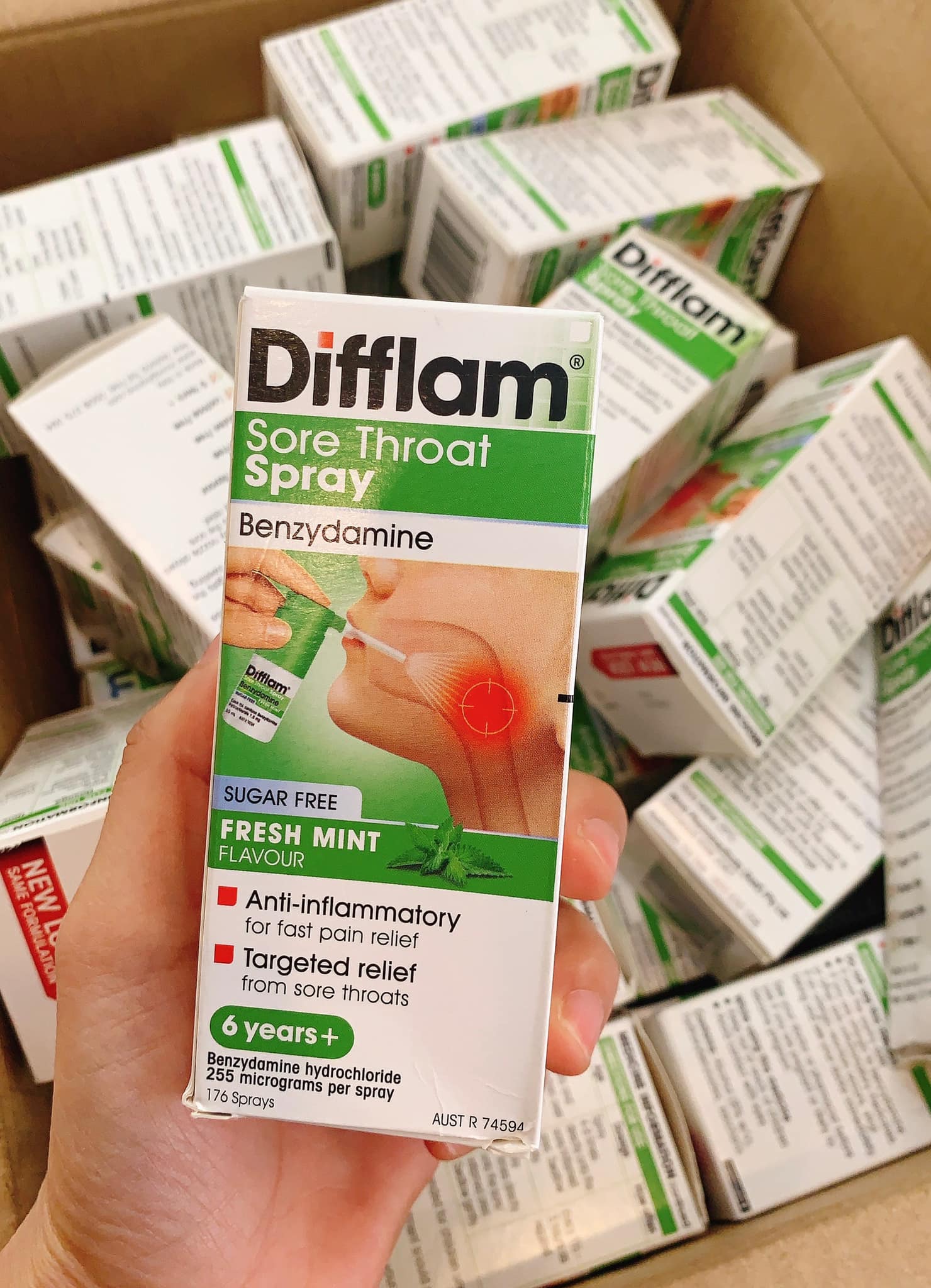 Xịt họng Difflam Anti-inflammatory Throat Spray 30ml