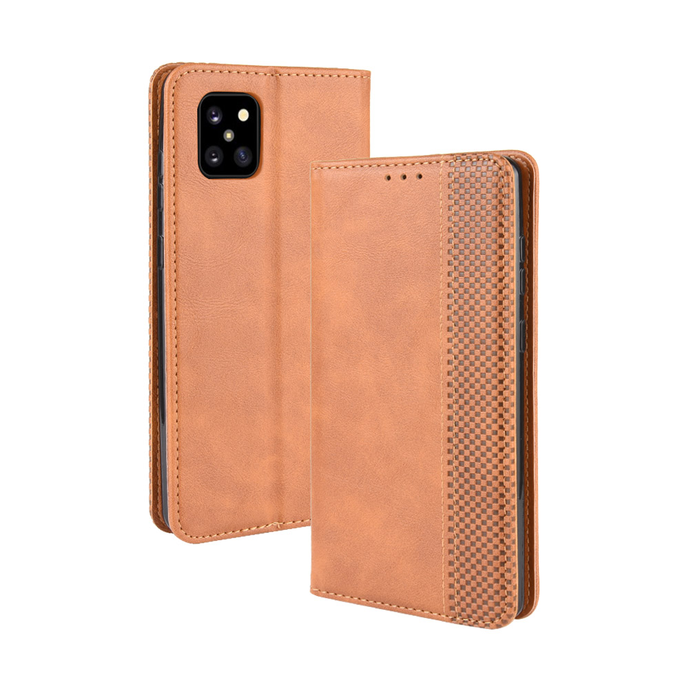 Bao da Samsung Note 10 Lite, Galaxy A81 dạng ví Luxury Leather