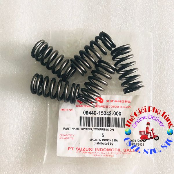 Bộ lò xo nồi raider fi, satria fi, gsx zin suzuki indo - 09440-15042-000