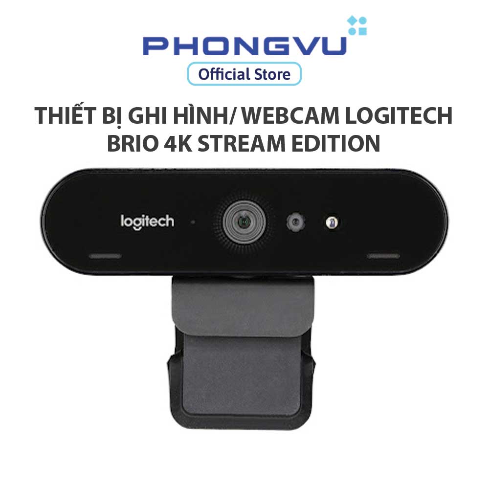 Thiết bị ghi hình/ Webcam Logitech Brio 4K Stream Edition - Bảo hành 12 tháng
