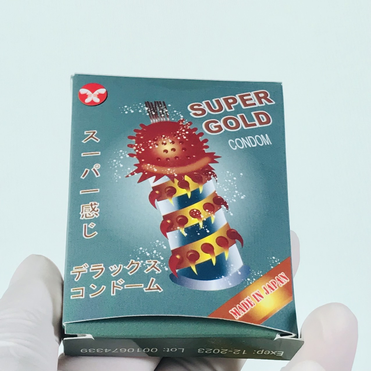 Bao cao su NHẬT Super Gold - [hộp 2 cái]