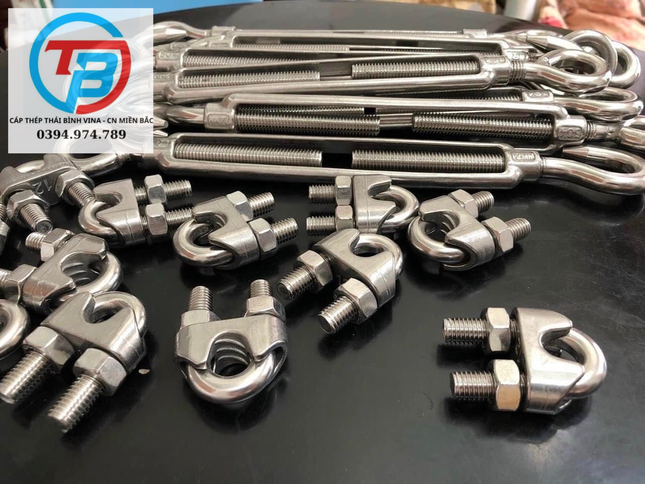 Cóc khóa cáp Phi [ 6mm ] INOX CÁP THÉP Thái Bình VinàN