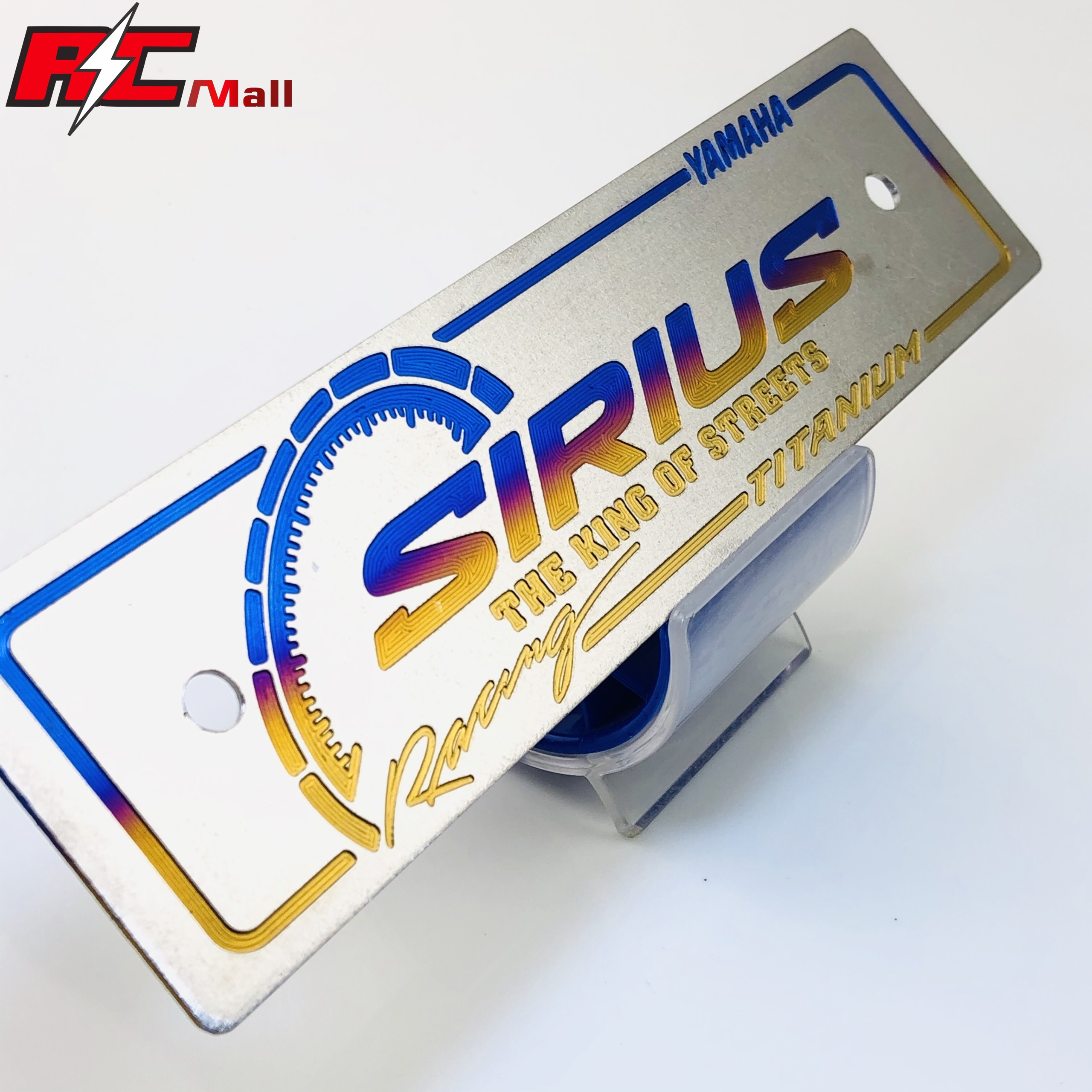 Bảng tên titan SIRUS  100% titan cao cấp mẫu mới nhất  Racing Mall