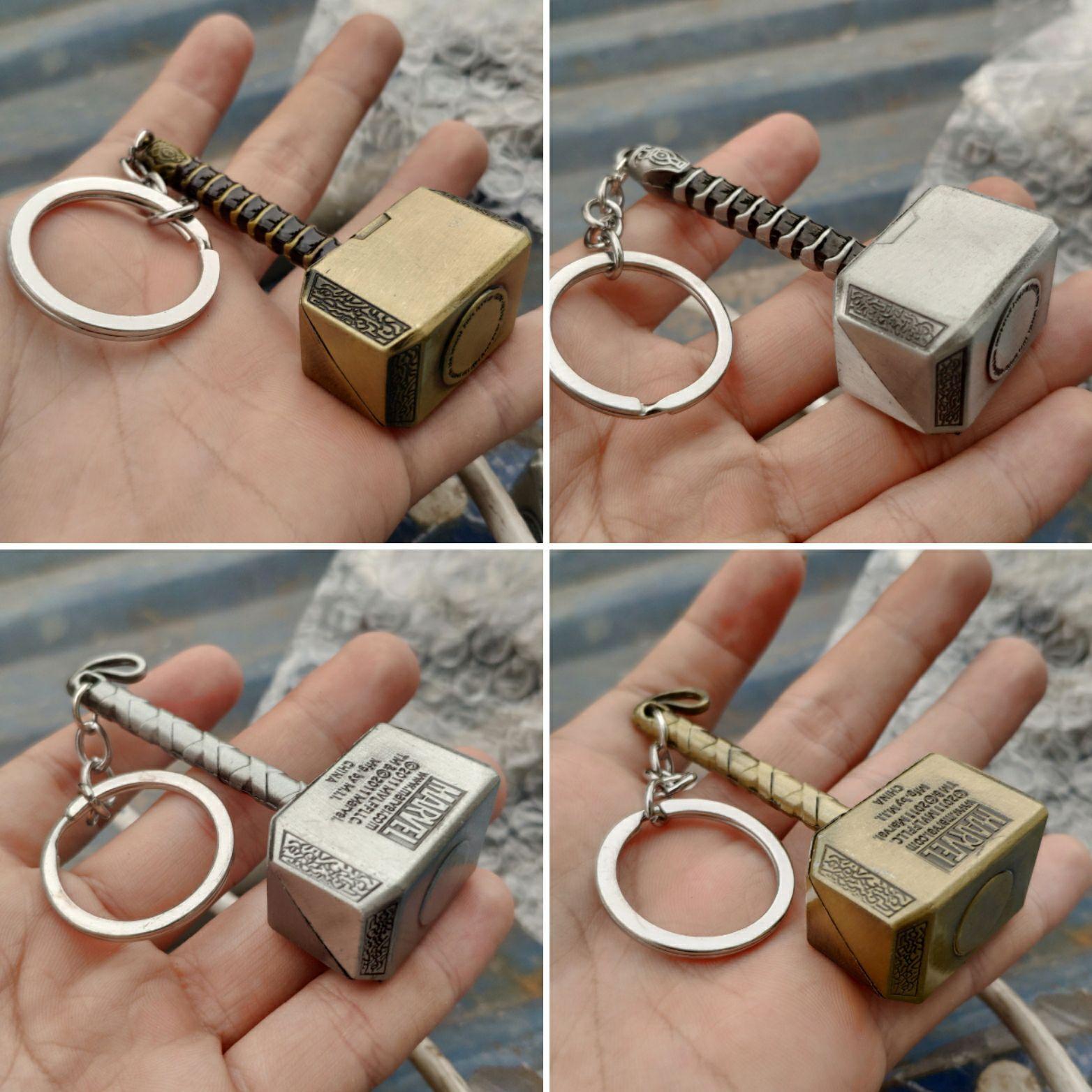 [THÉP TITANIUM] Búa thor mô hình móc treo chìa khóa Thor Marvel Figure