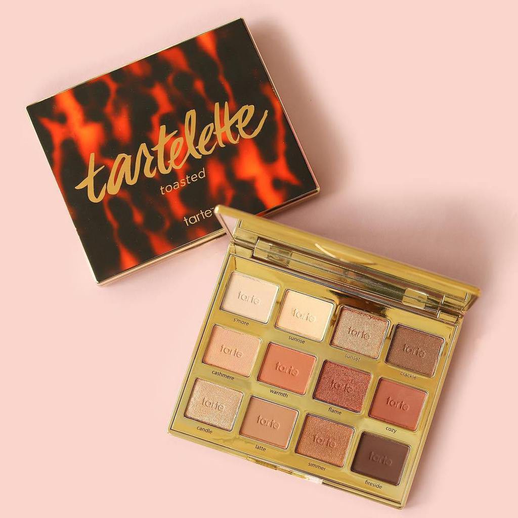 Bảng Phấn Mắt Tarte 12 ô - TarteletteTM Toasted Eyeshadow Palette
