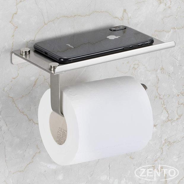 Lô giấy vệ sinh inox 304 Zento HC1273-2 (new)