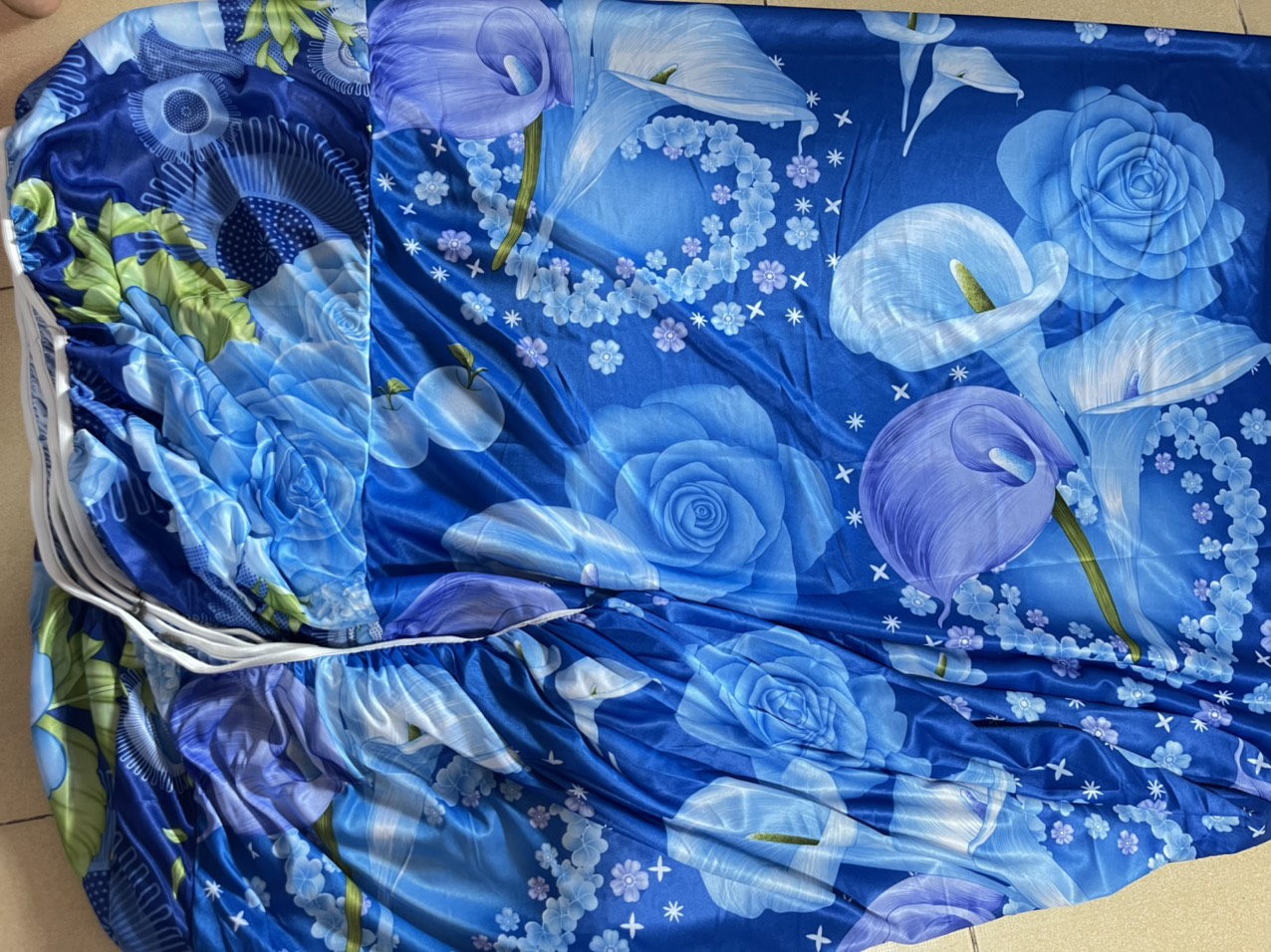 Drap Nệm Thun Jersey - Cho nệm cao 20cm (Màu sắc giao ngẫu nhiên)