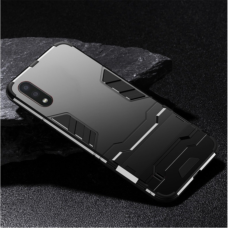 Ốp Lưng SAMSUNG A01 Chống Sốc Iron Man Màu Đen