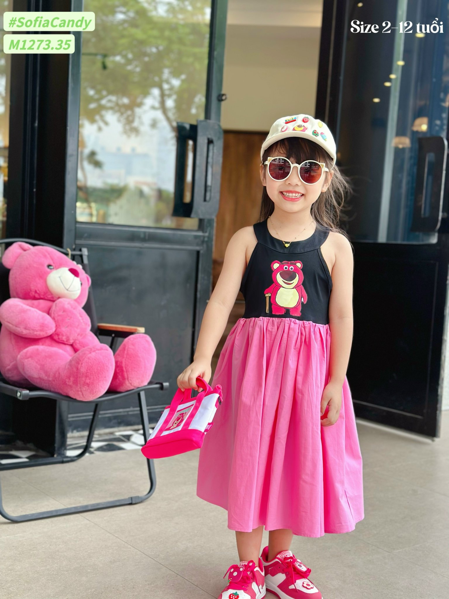 [NEW ARRIVAL] ĐẦM BÉ GÁI GẤU DÂY SIÊU XINH
