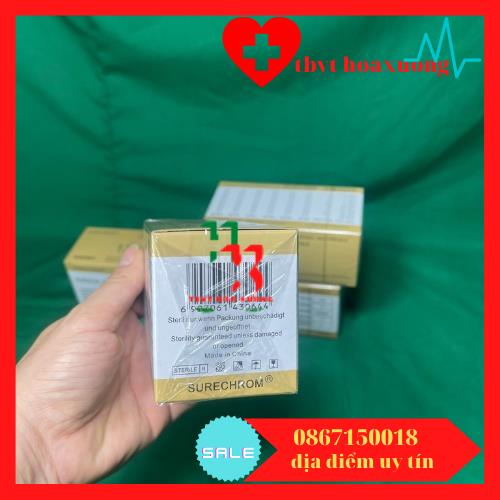 Chỉ phẩu thuật tự tiêu catgut 6/0[ giá tốt]