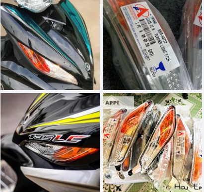 CHỤP XI NHAN TRƯỚC EXCITER 135 ( 5S ) 2011 ex11 APPI MALAYSIA