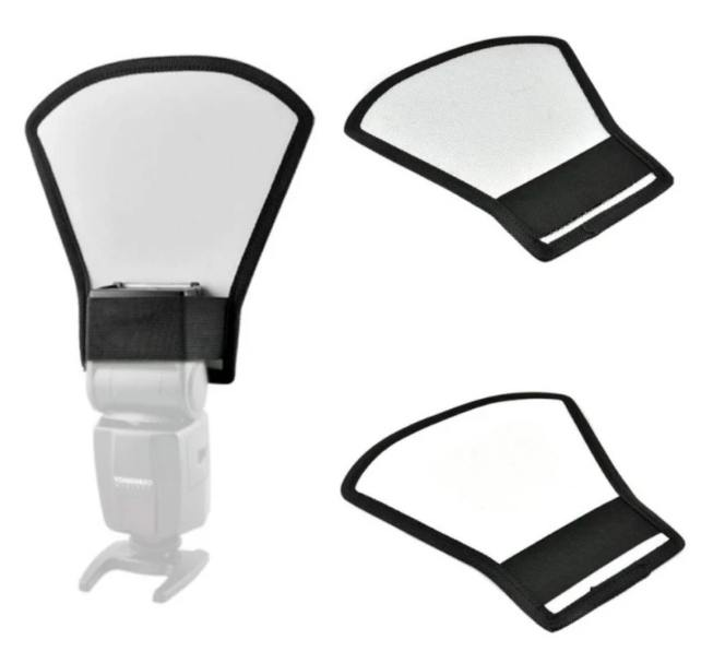 Tản sáng 2 mặt tai gấu cho đèn flash