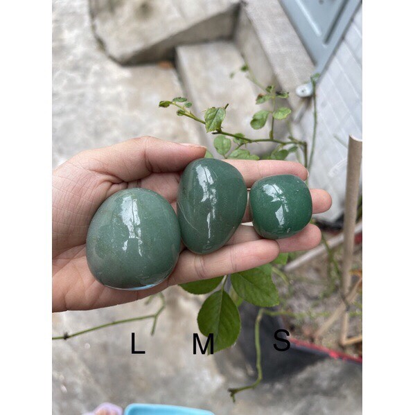 Palm aventurine - đá thanh tẩy, sưu tầm - palm thach anh xanh | cada decor