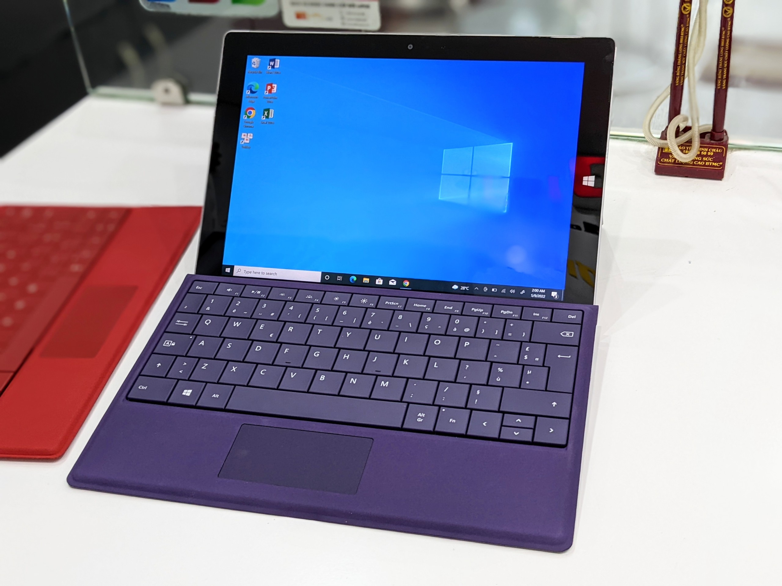 Máy tính bảng Microsoft Surface 3 | Ram 4/128gb Windows 10 Pro | Kèm bàn phím Type Cover chính hãng