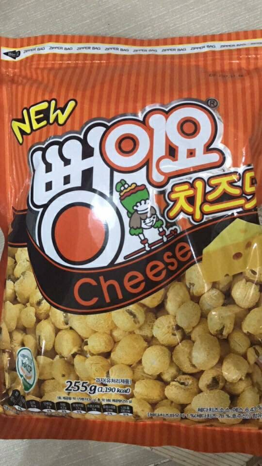 Bắp Rang tẩm phô mai Hàn Quốc 255gram - Ăn Vặt