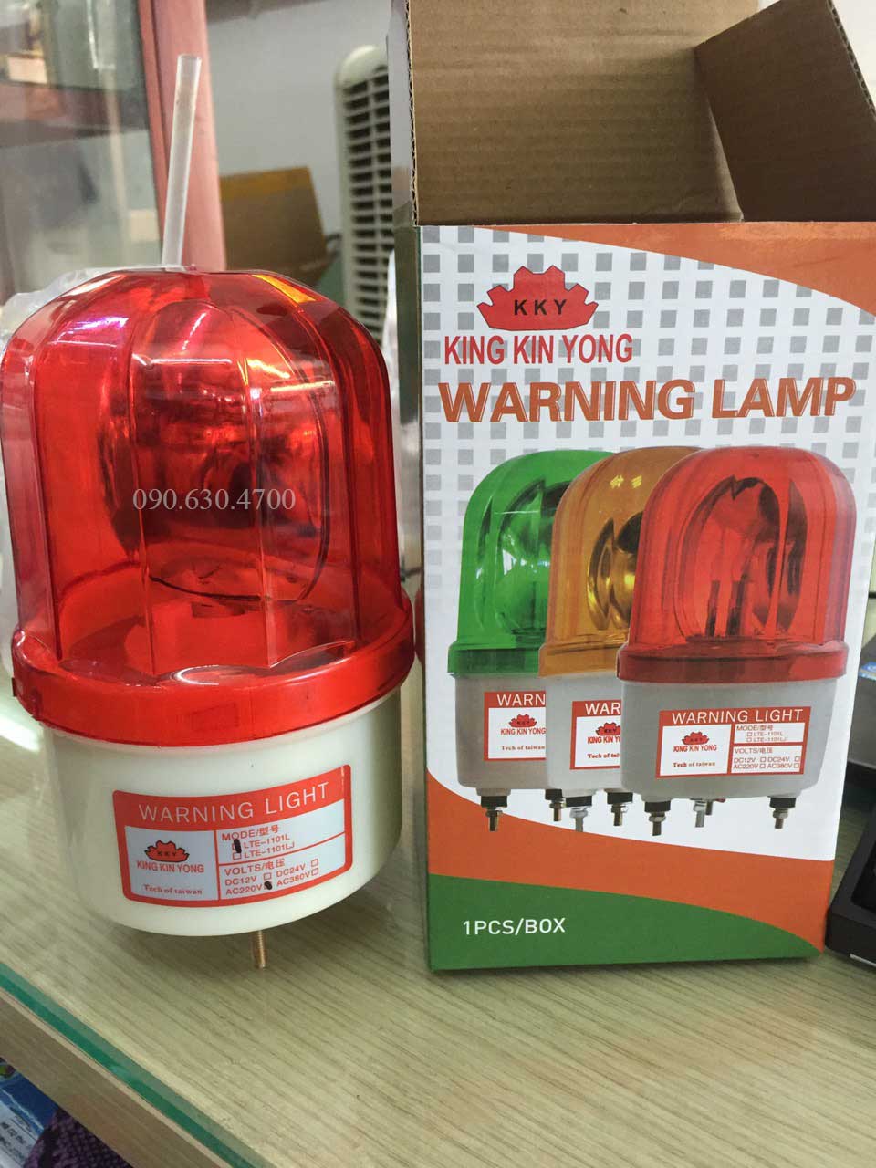 Đèn cảnh báo có còi 12v,24v,220v bóng led