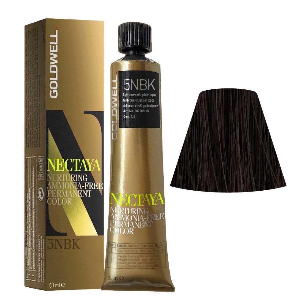 Thuốc nhuộm tóc phủ bạc Nectaya Goldwell Free Amoniac 60ml NEW