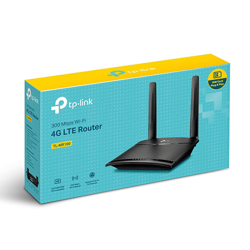 Bảng giá [HCM]Router Wi-Fi không dây 4g Chuẩn N tplink TL-MR100 300Mbps - đa mạng ( wifi HDG ) Phong Vũ
