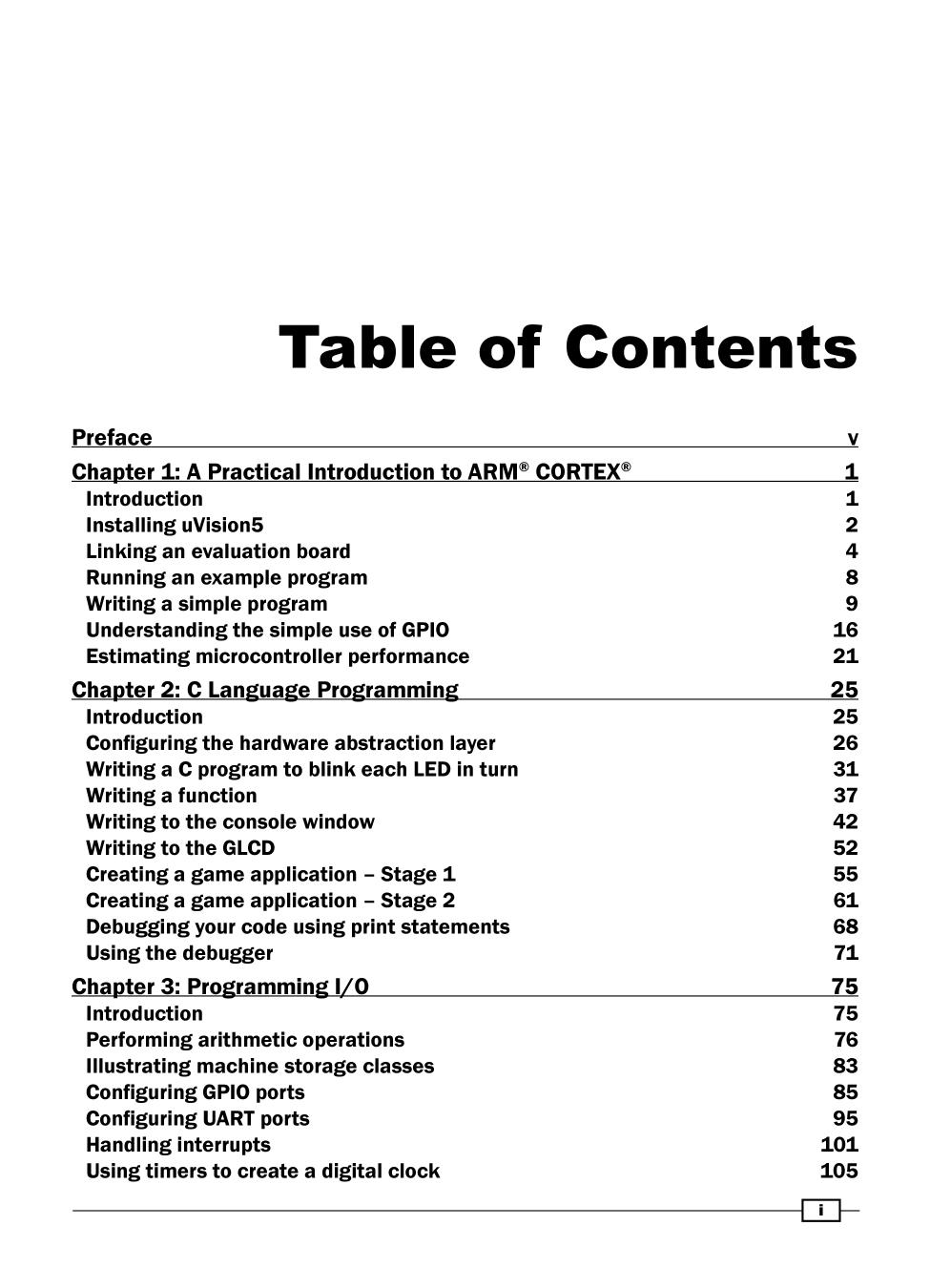 ARM Cortex M4 cookbook