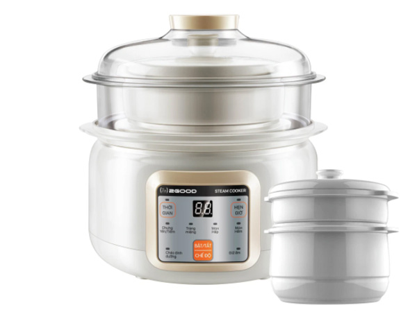 Nồi nấu cháo chậm và hấp cách thủy 2Good A600 - 1.5L