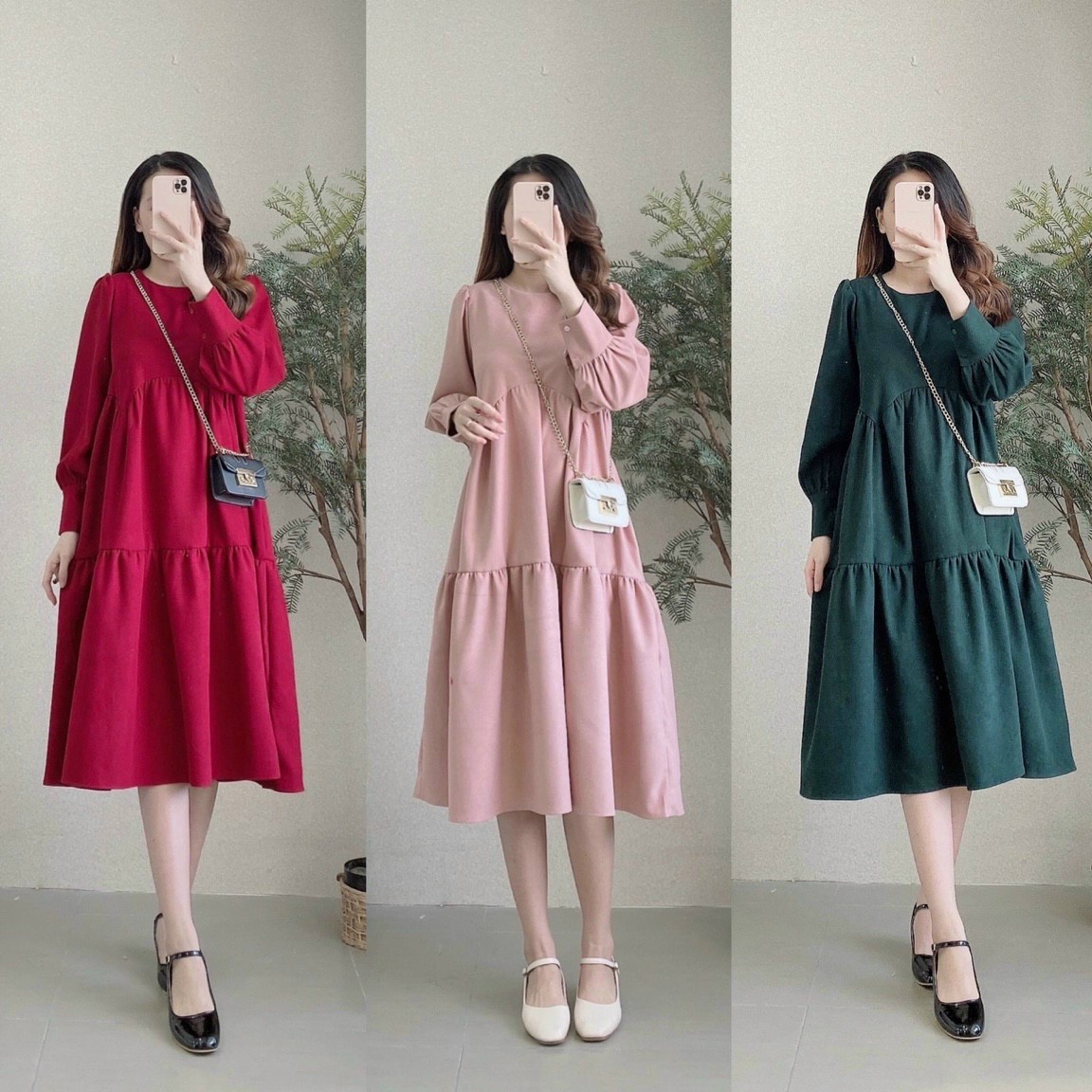 Váy Bầu Thu đông đẹp giá rẻ Tháng 3,2024|BigGo Việt Nam
