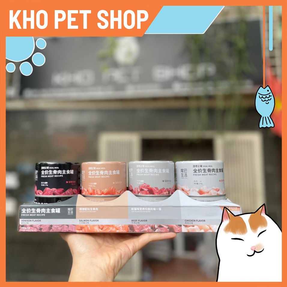 Pate lon furry tail dạng nhuyễn 170gr