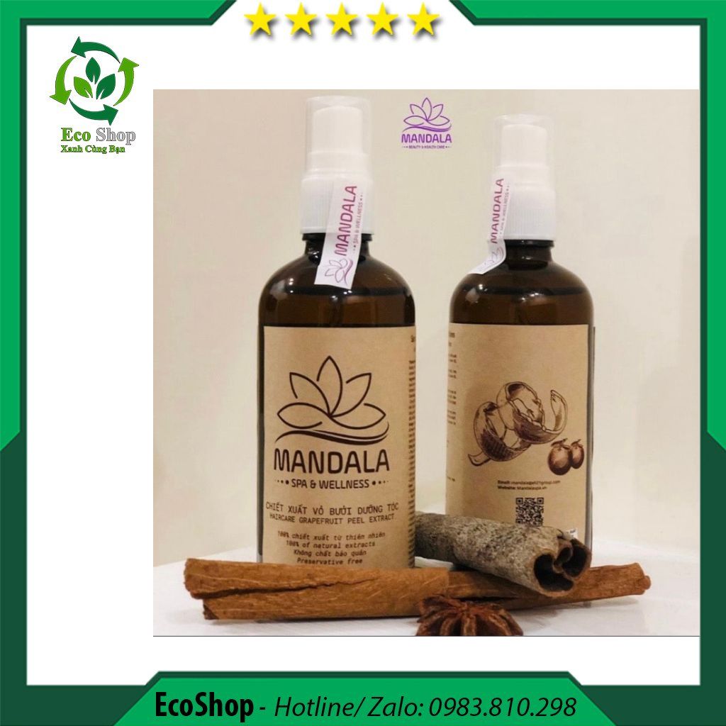 Tinh dầu bưởi xịt tóc Mandala