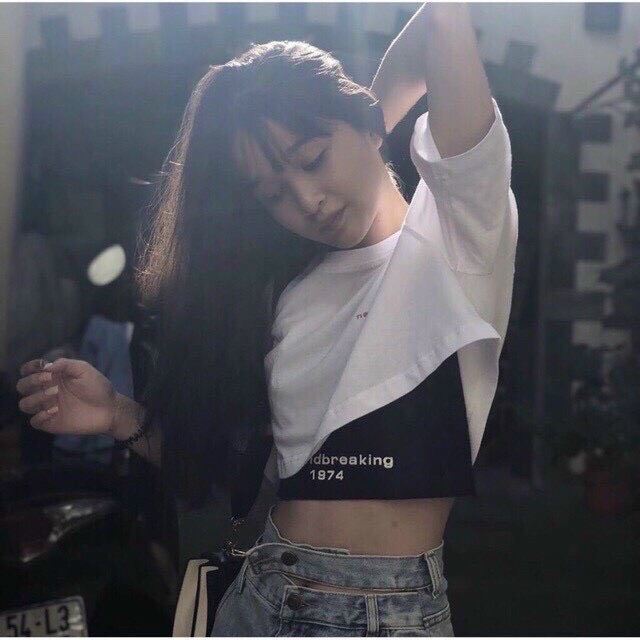 SÉT ÁO HAI MÓN CROPTOP XINH 1974