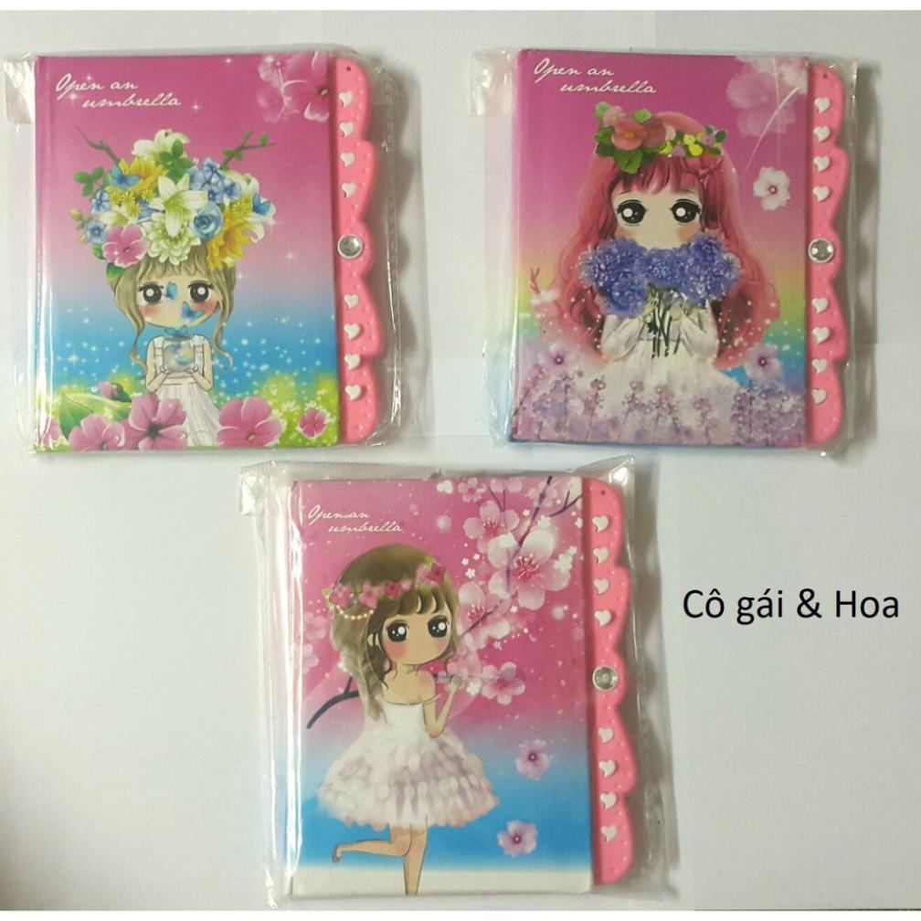 Sổ nhật ký , sổ tay có mã khóa mật khẩu