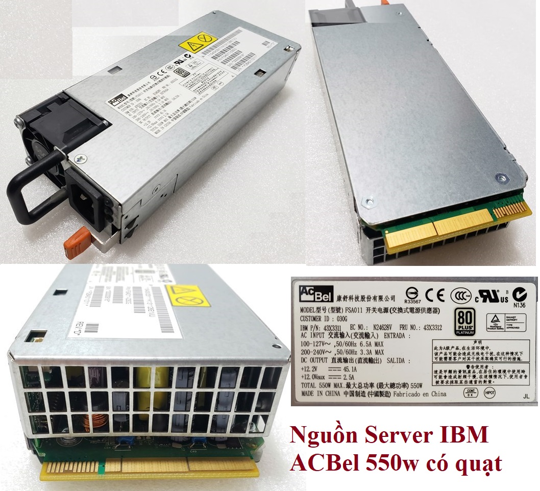 [HCM]Nguồn Server 12v 550w thay thế nguồn tổ ong