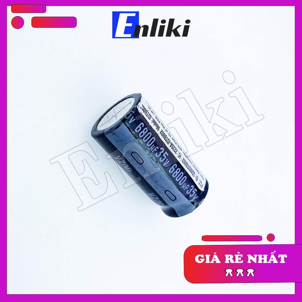 Tụ 6800uF 35V Tháo Máy kích thước 20x40mm