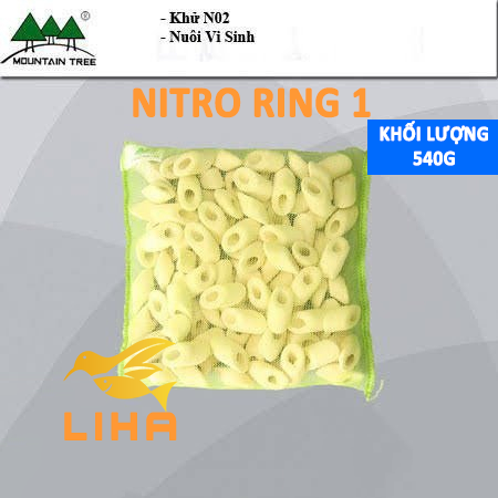 Sứ lọc nitro ring 1 - mountain tree - sứ lọc khử no2 cho hồ cá