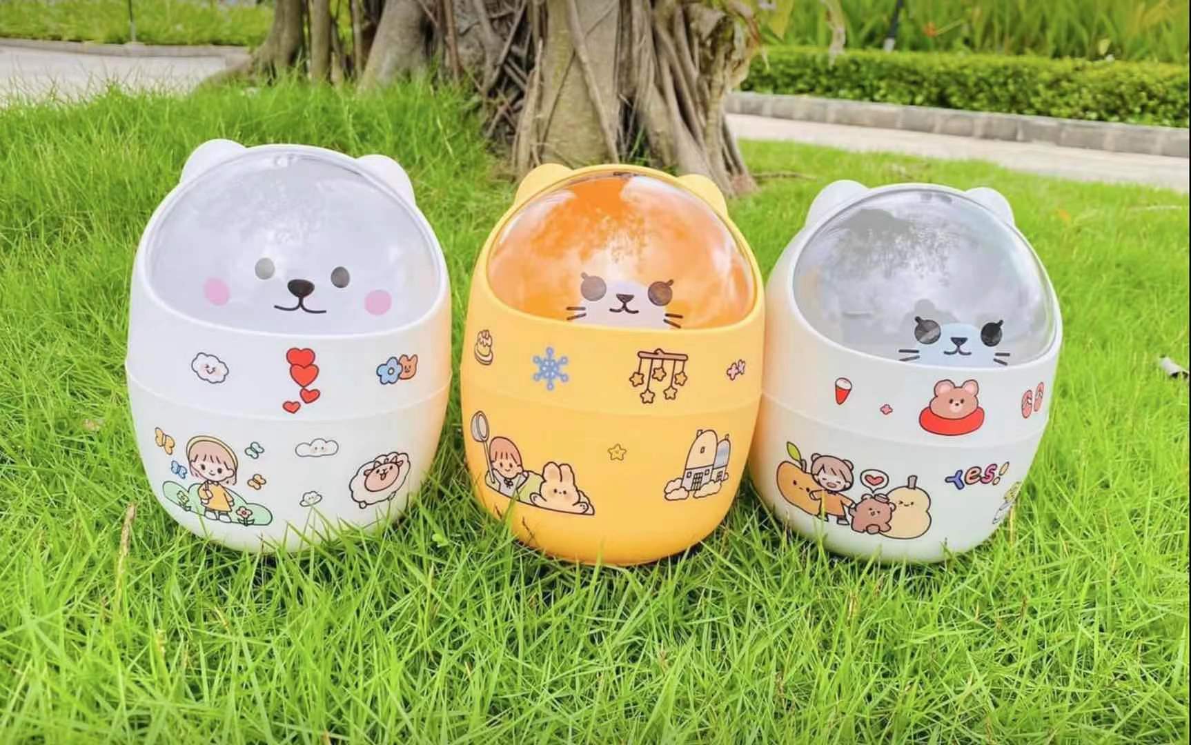 Thùng rác mini hình mèo con siêu xinh