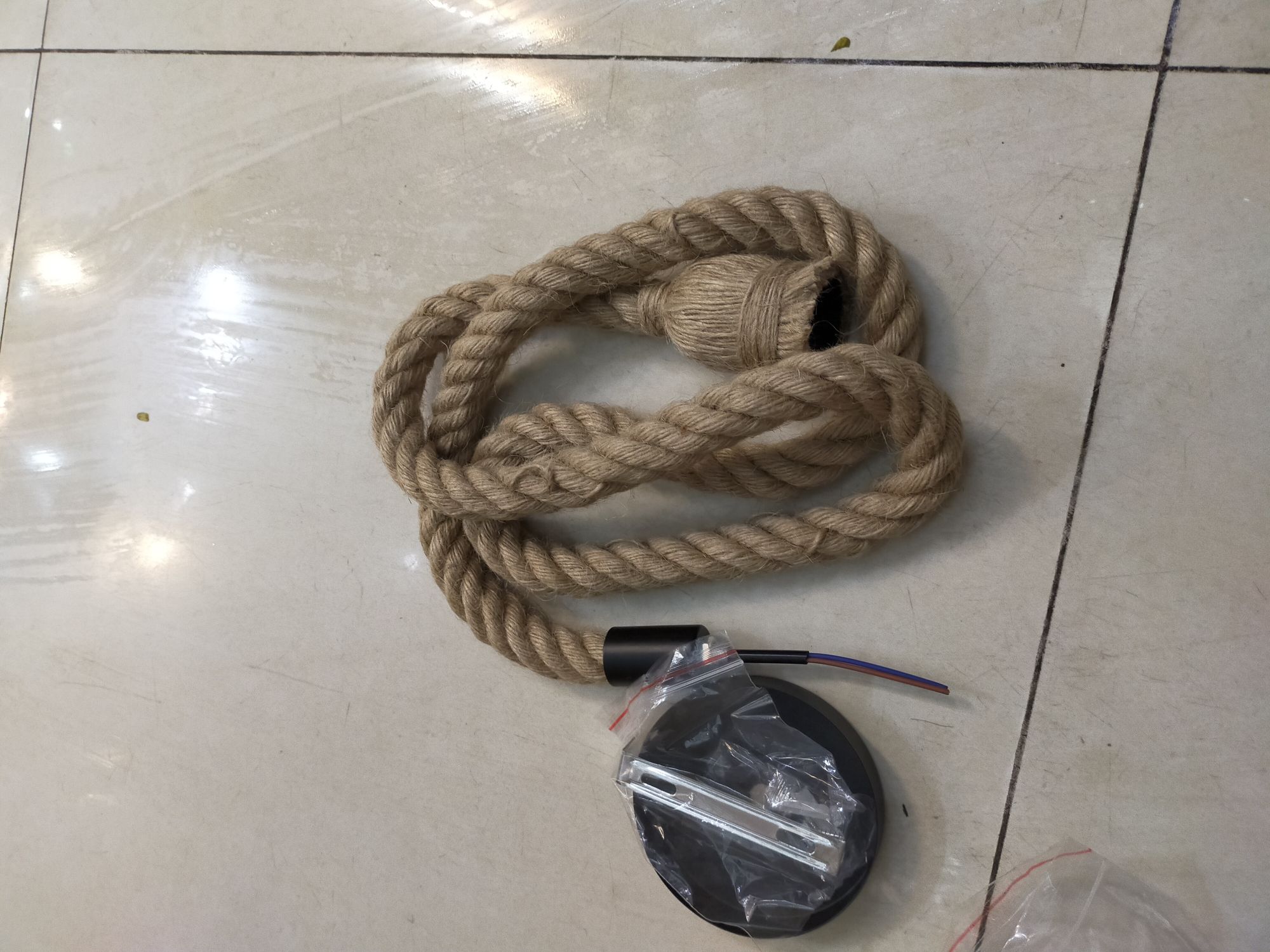 Thả dây thừng đơn 1m đui E27 phổ thông