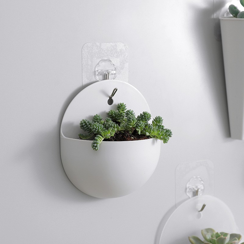 [HCM]Chậu nhựa trồng cây treo tường mini
