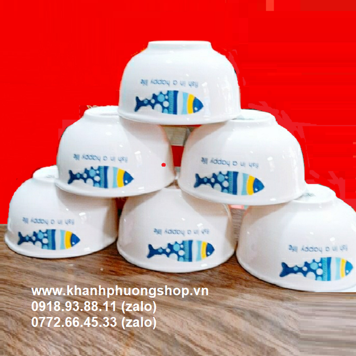 [HCM]bộ 6 chén sứ cao cấp - chén sứ
